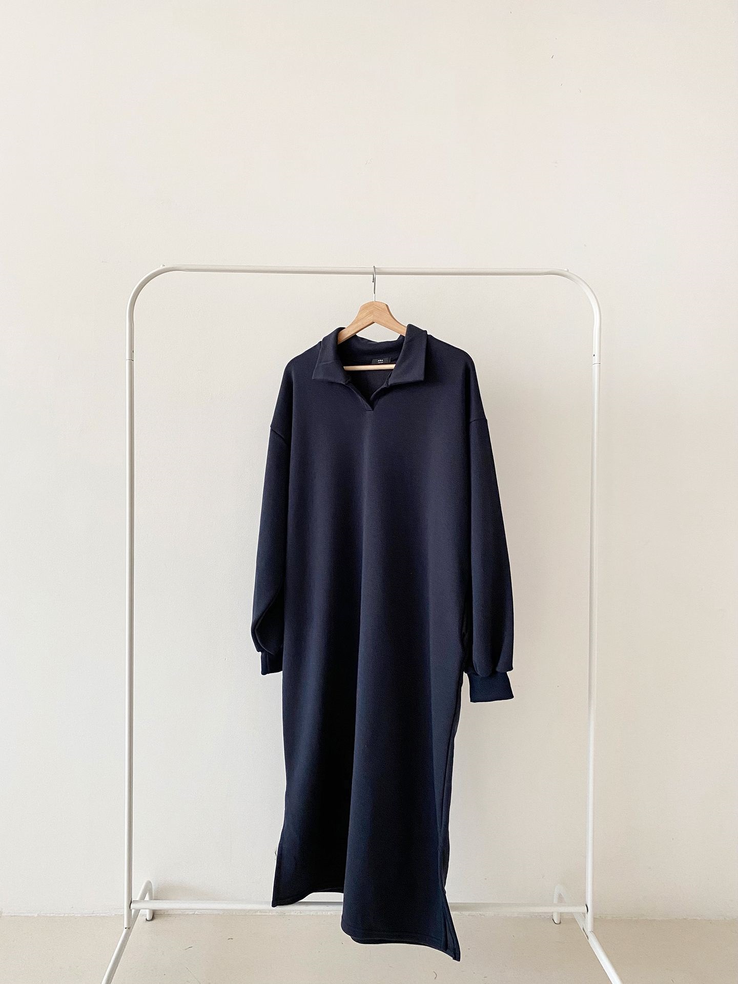 裏起毛スキッパースリットスウェットワンピース | 詳細画像18