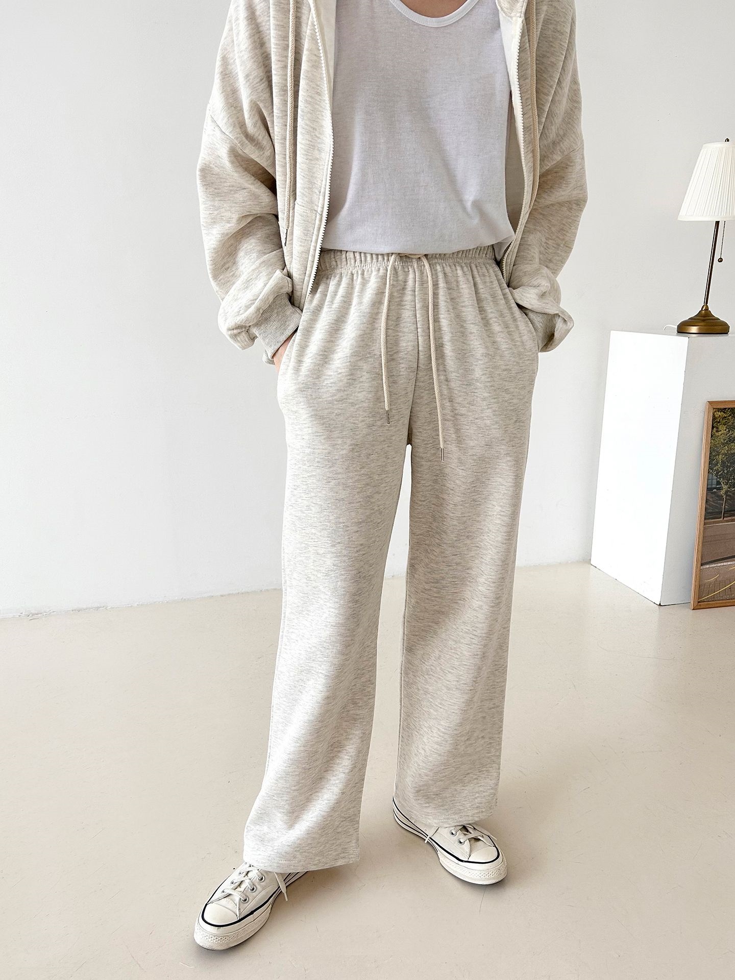 裏起毛マフポケドロストジップパーカー&パンツSET | 詳細画像21