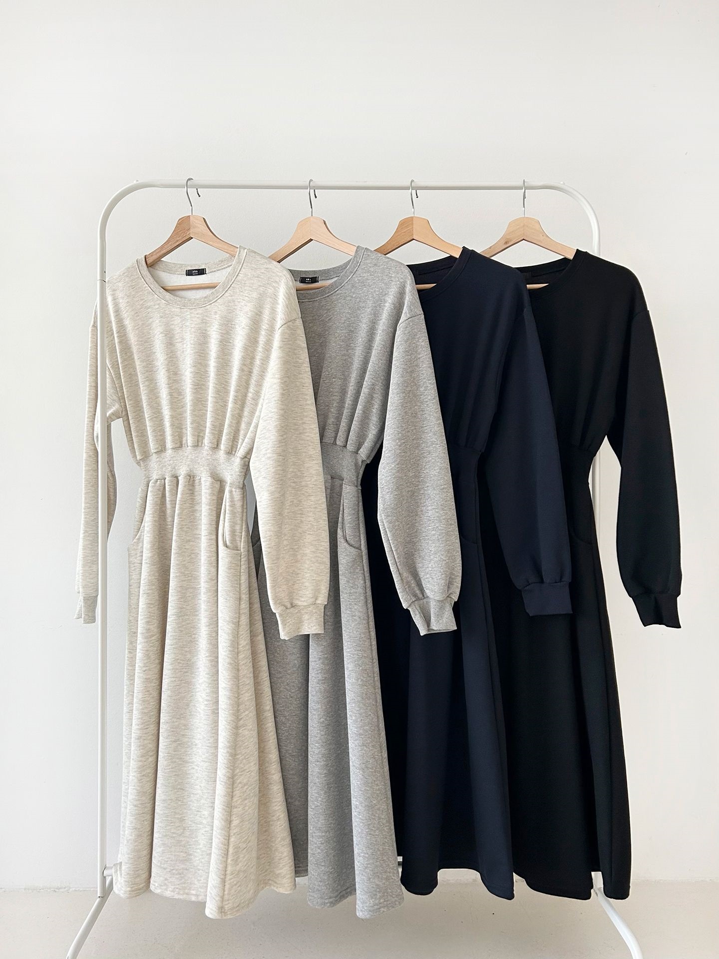 裏起毛フレアスウェットワンピース | 詳細画像3