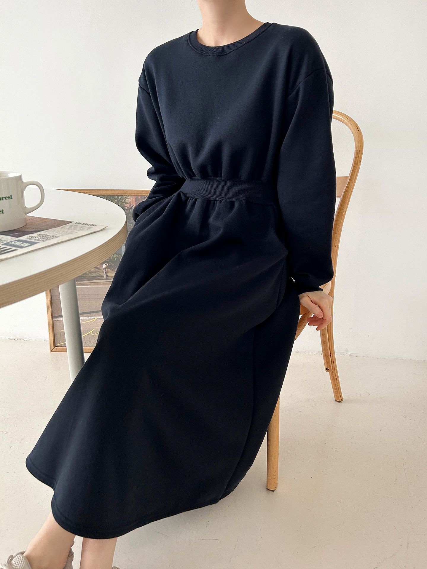 裏起毛フレアスウェットワンピース | 詳細画像16