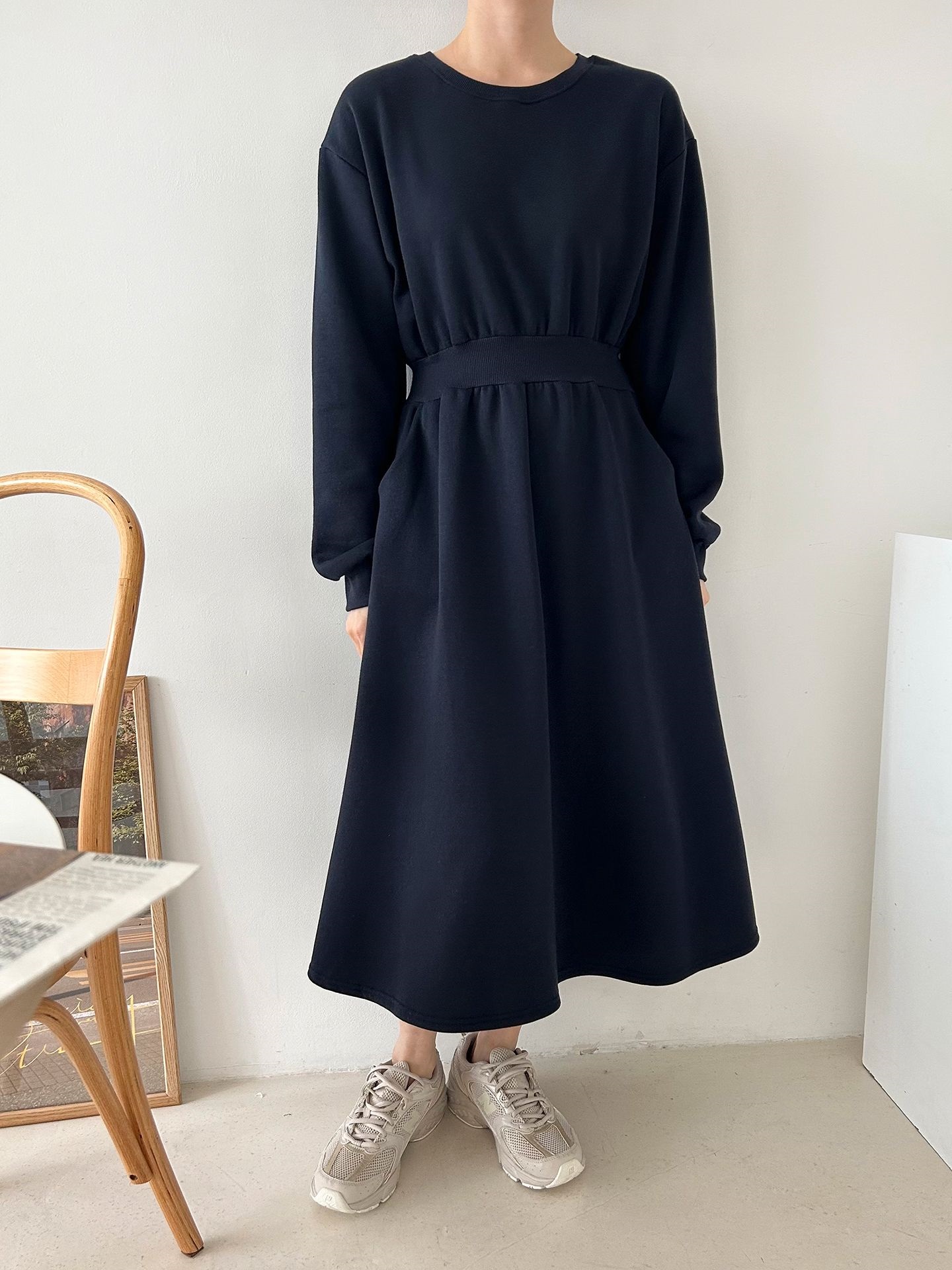 裏起毛フレアスウェットワンピース | 詳細画像19