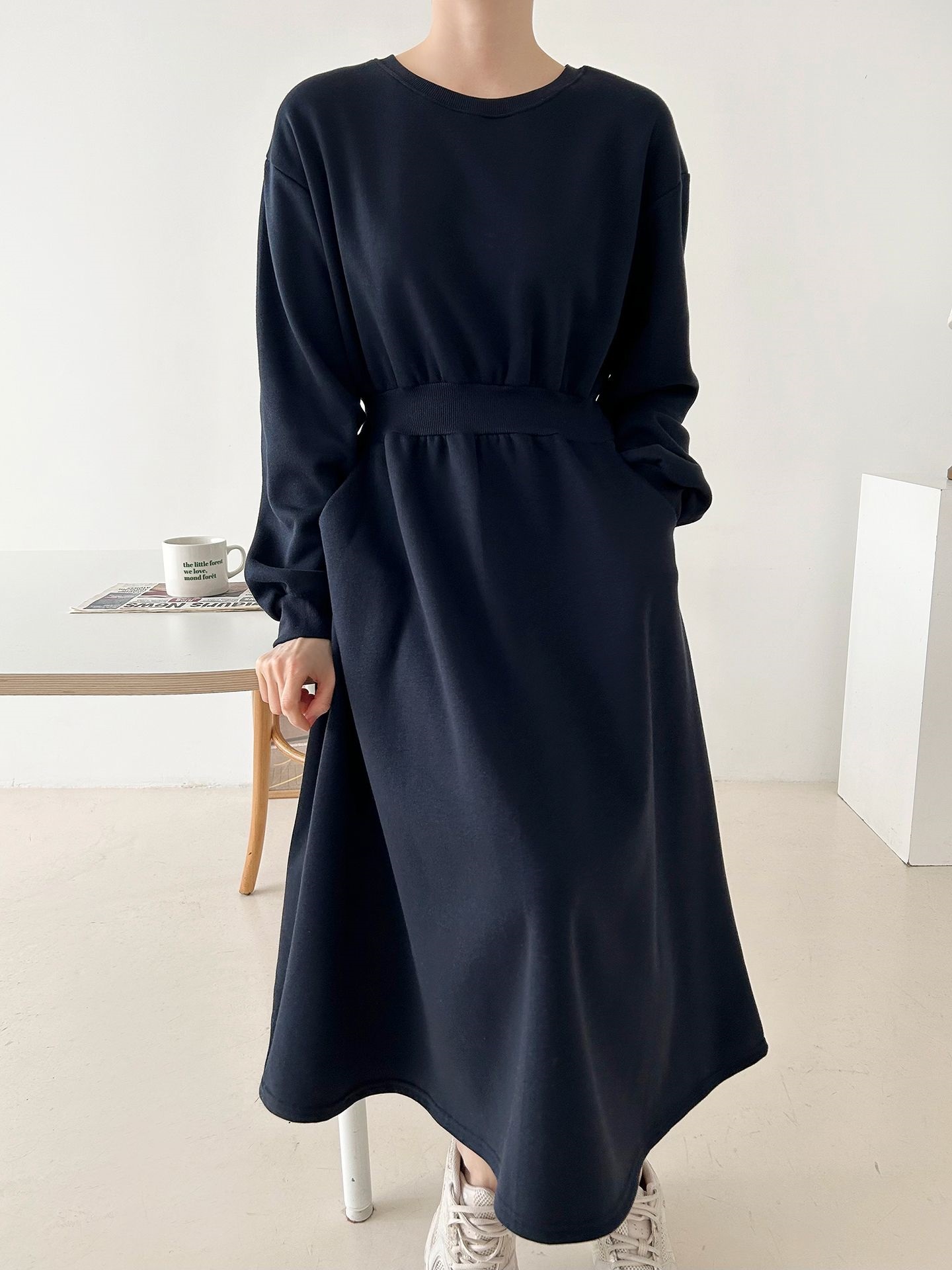 裏起毛フレアスウェットワンピース | 詳細画像20