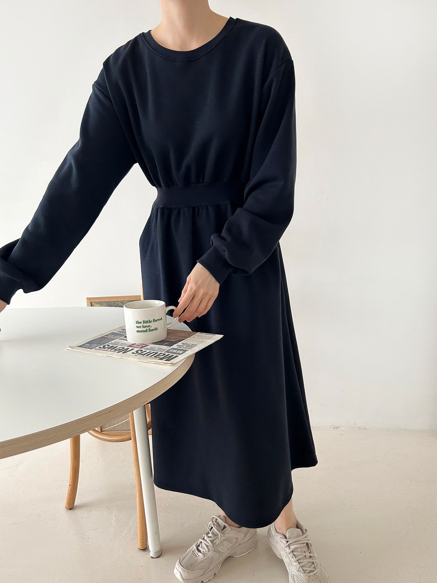 裏起毛フレアスウェットワンピース | 詳細画像21