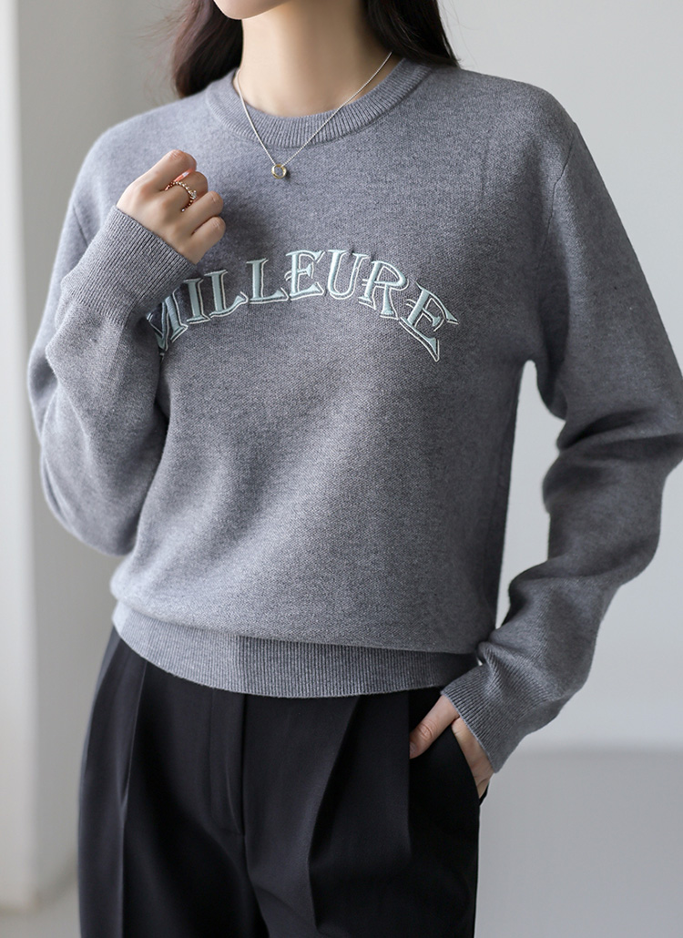 MILLEURE刺繍ニット | レディースファッション通販 - DHOLIC MILLEURE刺繍ニット | レディースファッション通販 - DHOLIC