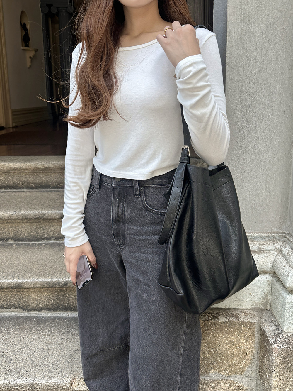 ワイドネッククロップドTシャツ | 詳細画像2