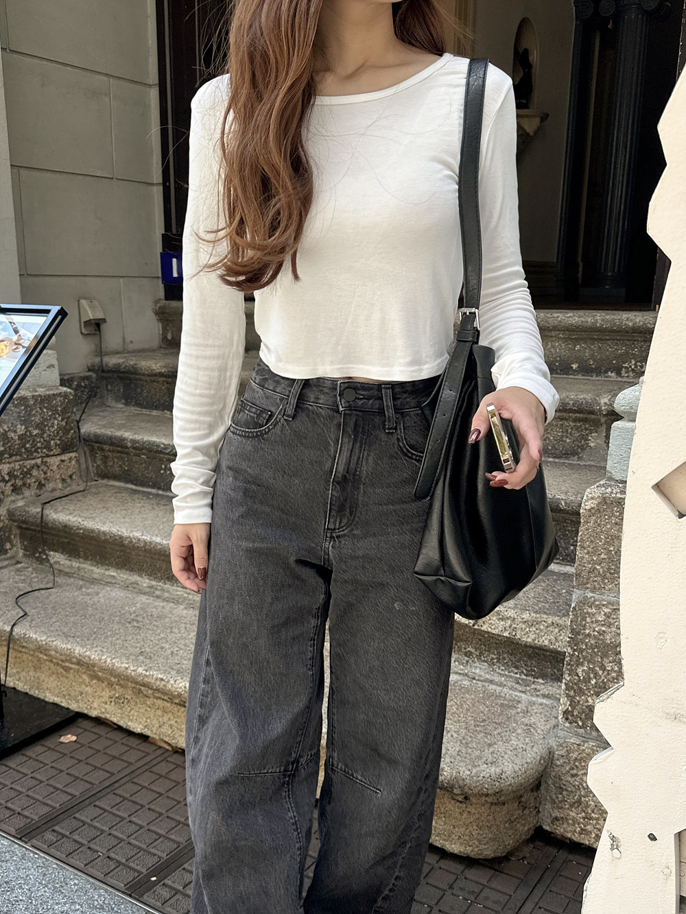 ワイドネッククロップドTシャツ | 詳細画像13