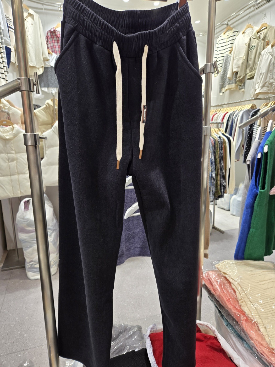エコファー裏地タグドロストスウェットパンツ | 詳細画像8