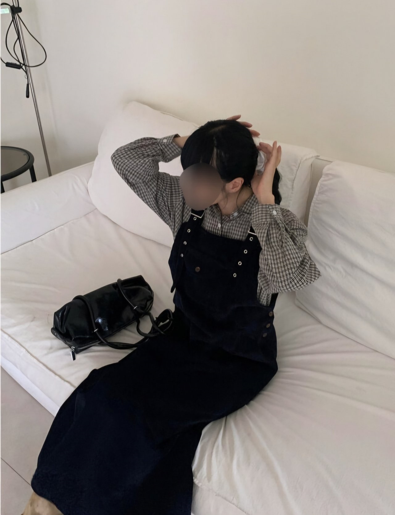 コーデュロイフラップポケットサロペットワンピース | 詳細画像8