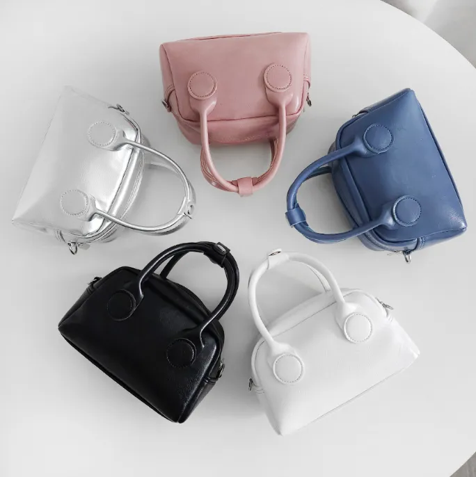 2WAYサークルステッチハンドルバッグ | 詳細画像1