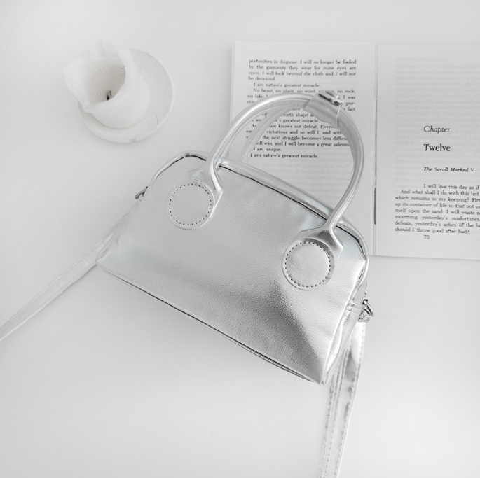 2WAYサークルステッチハンドルバッグ | 詳細画像10