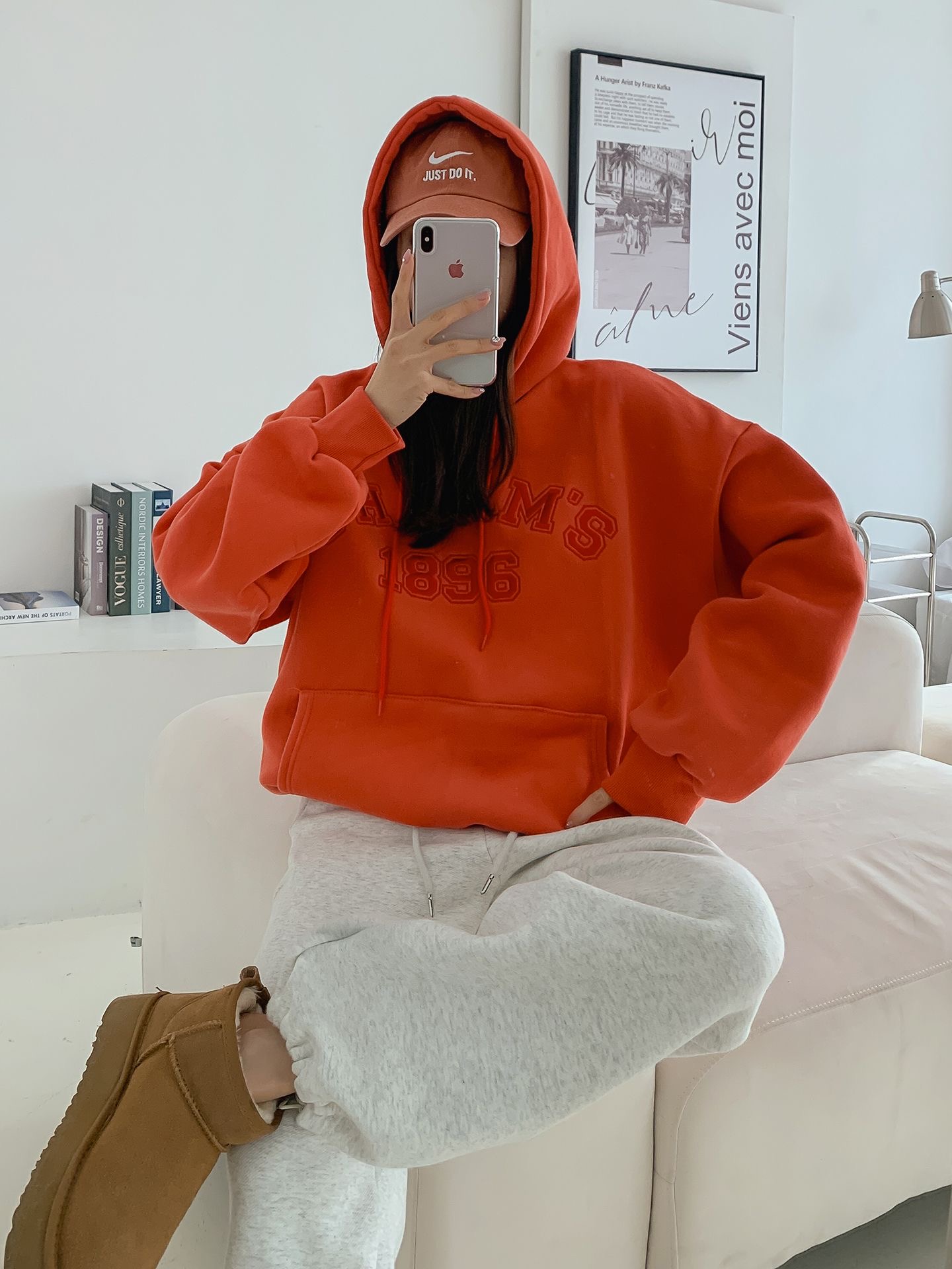 両起毛OHARM'S刺繍ロゴパーカー | レディースファッション通販 - DHOLIC