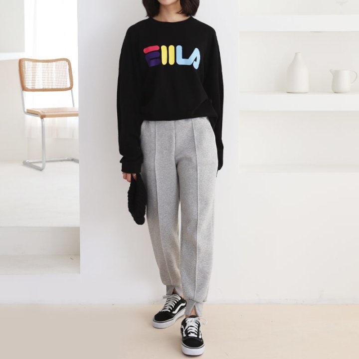 裏起毛スウェットスリットジョガーパンツ | 詳細画像7