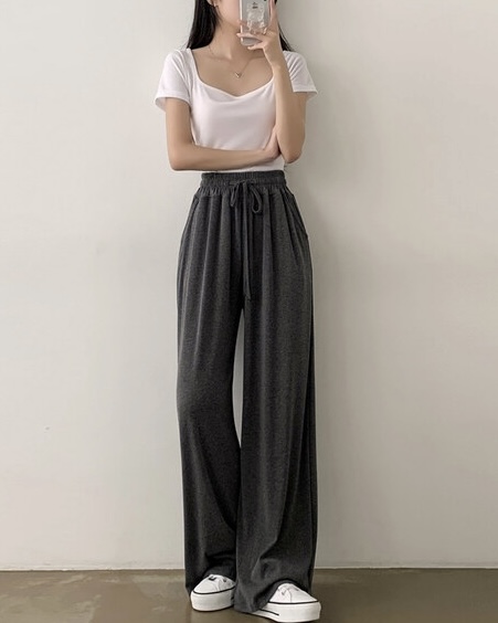 2TYPE裏起毛タックドロストワイドパンツ | 詳細画像11