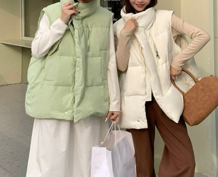 2WAYルーズフラップ中綿ベスト | 詳細画像2