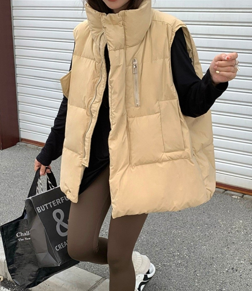 2WAYルーズフラップ中綿ベスト | 詳細画像14