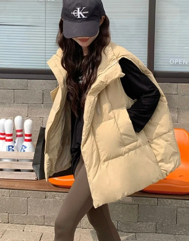 2WAYルーズフラップ中綿ベスト | 詳細画像1