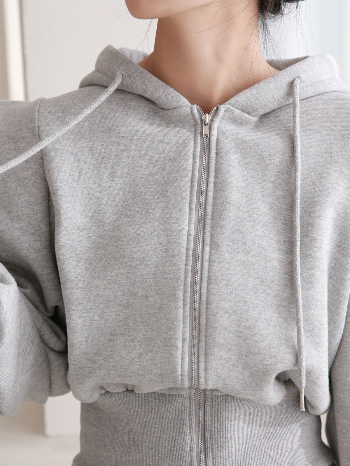 裏起毛パワショルジップパーカー&フレアスカートSET | 詳細画像13