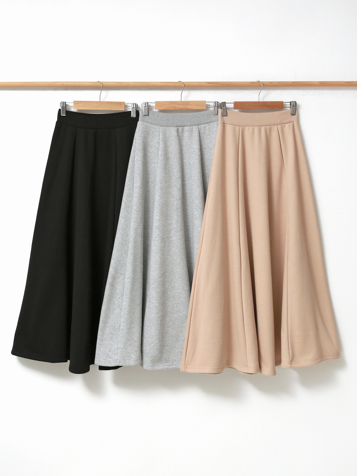 裏起毛パワショルジップパーカー&フレアスカートSET | 詳細画像19