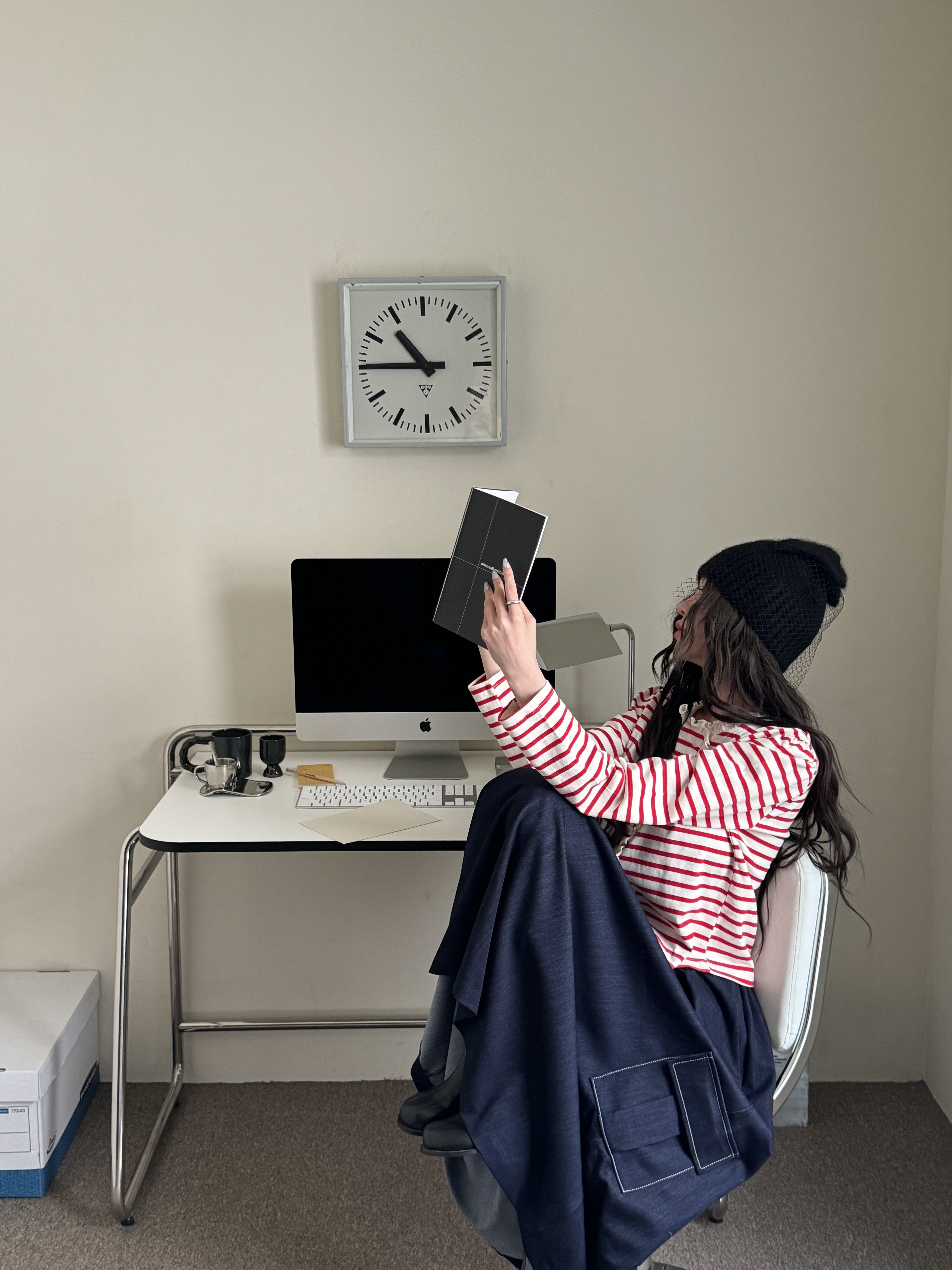 カーゴフレアロングデニムスカート | 詳細画像3