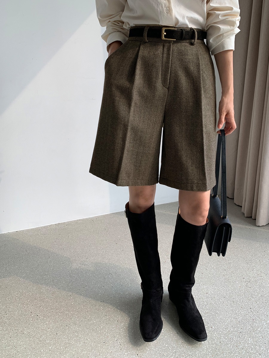 ヘリンボーンバミューダパンツ | 詳細画像4