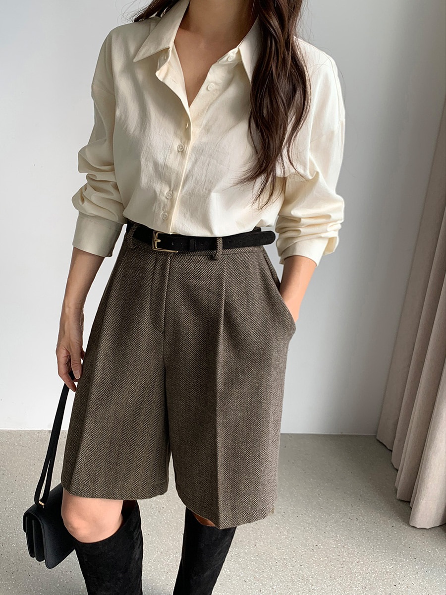 ヘリンボーンバミューダパンツ | 詳細画像6