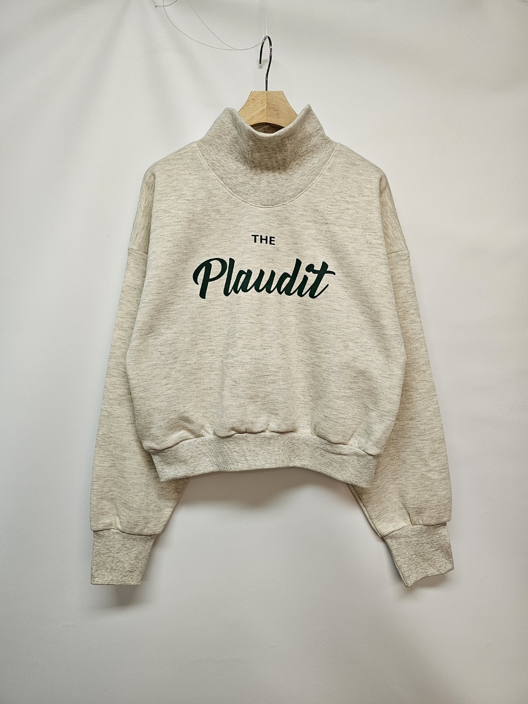 裏起毛Plauditハイネッククロップドスウェット | 詳細画像10