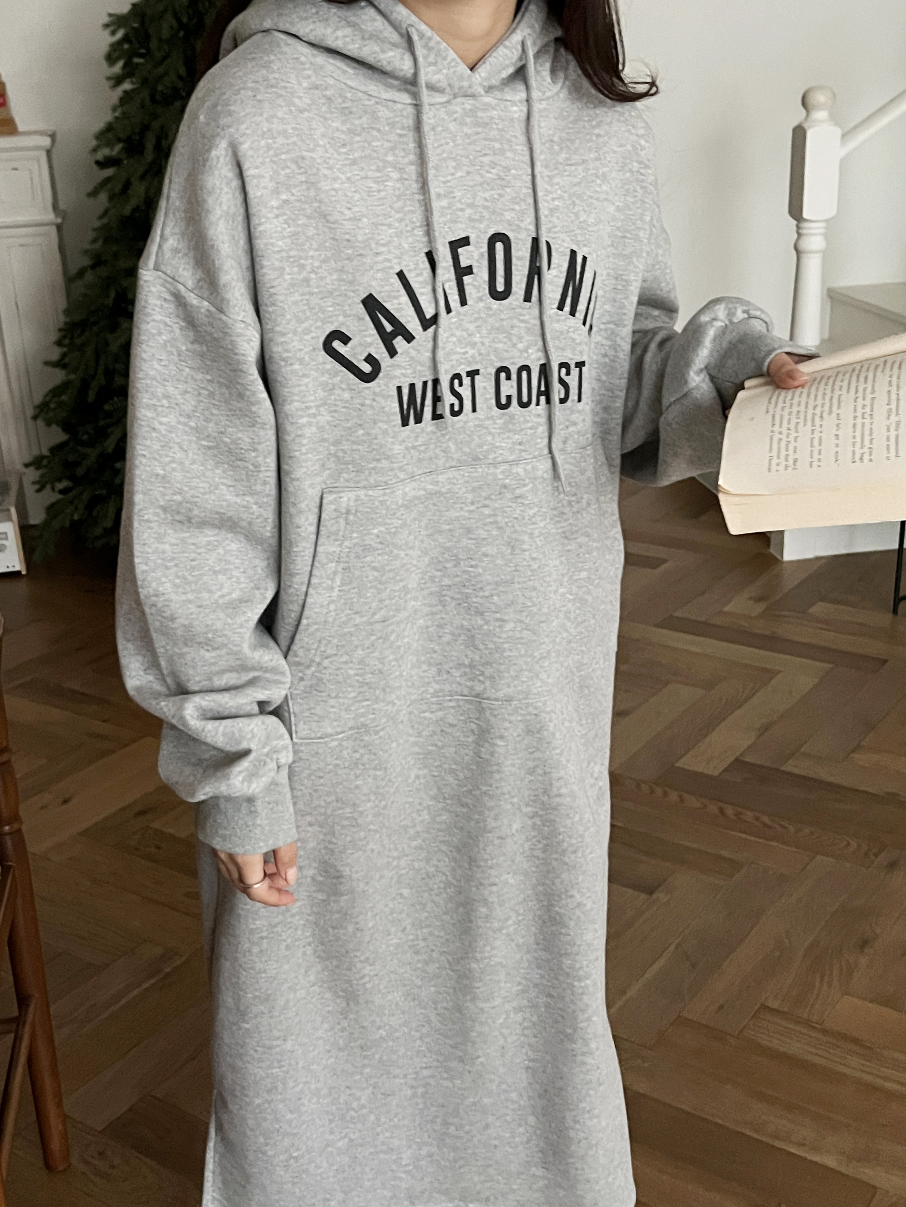 裏起毛CALIFORNIAパーカーワンピース | 詳細画像7