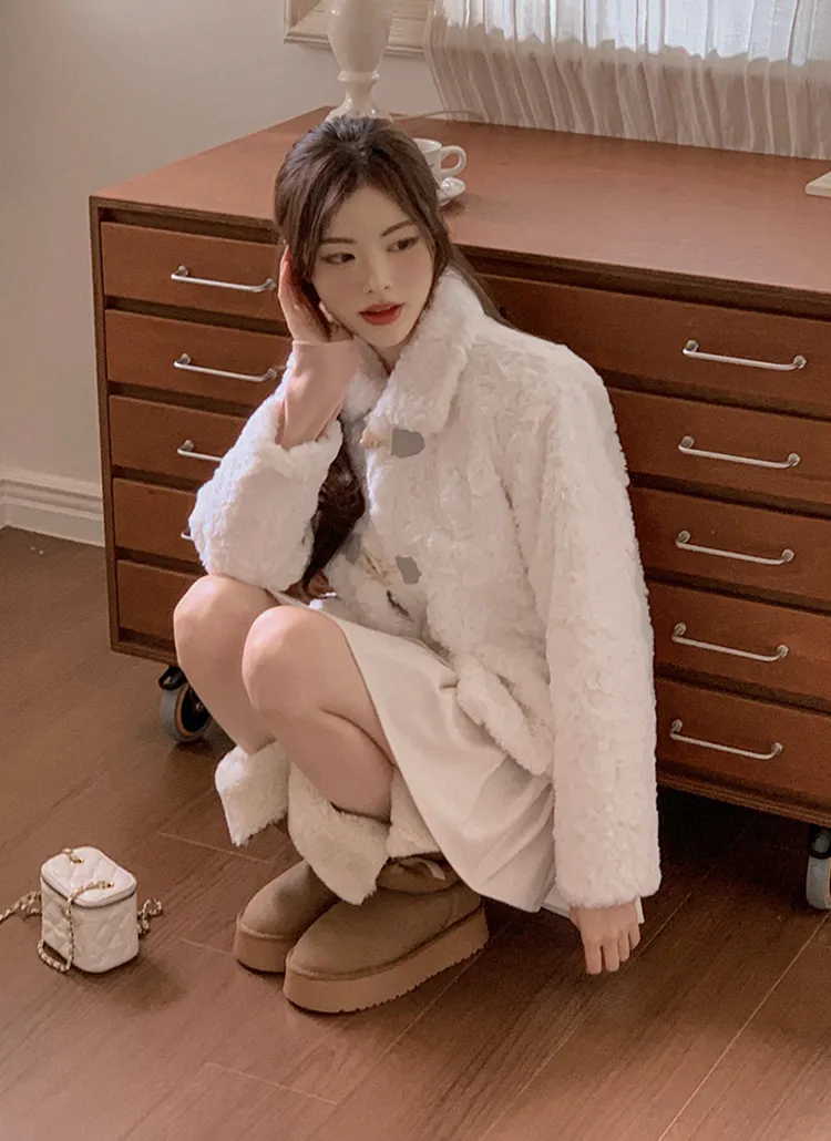 キルティング裏地エコファーダッフルジャケット | highclassic | 詳細画像1