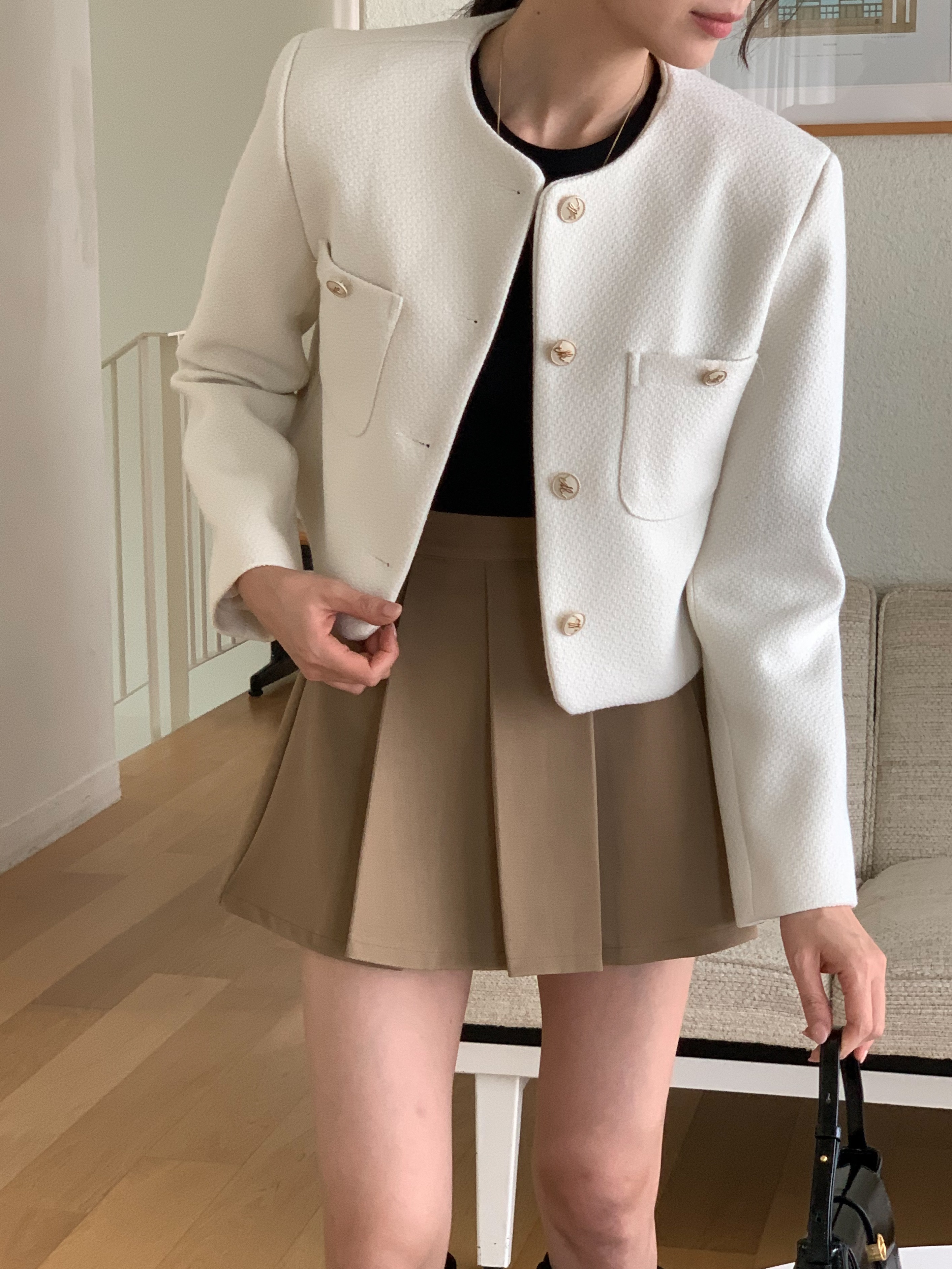 アンティークボタンツイードジャケット | 詳細画像3