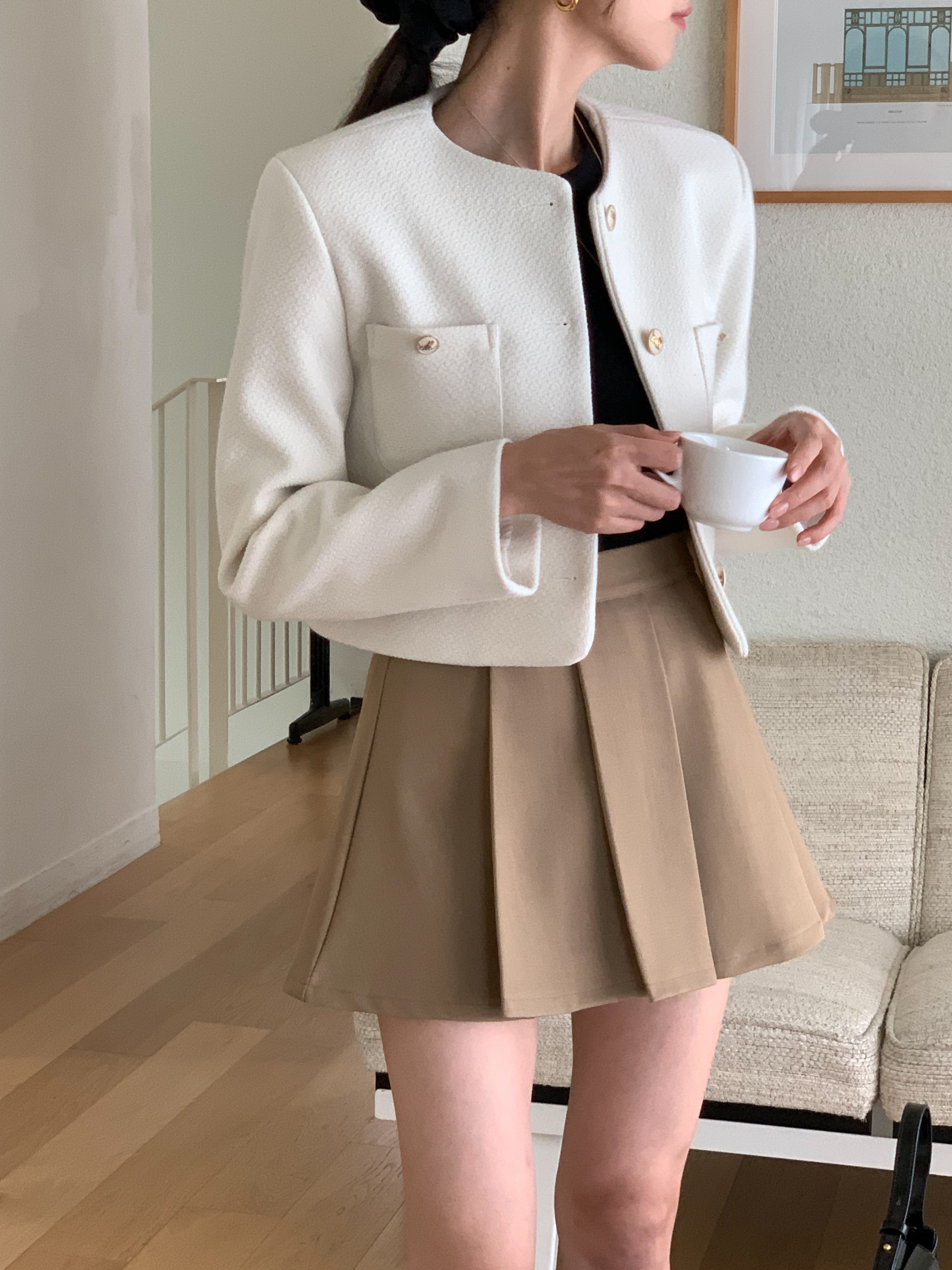 アンティークボタンツイードジャケット | 詳細画像4