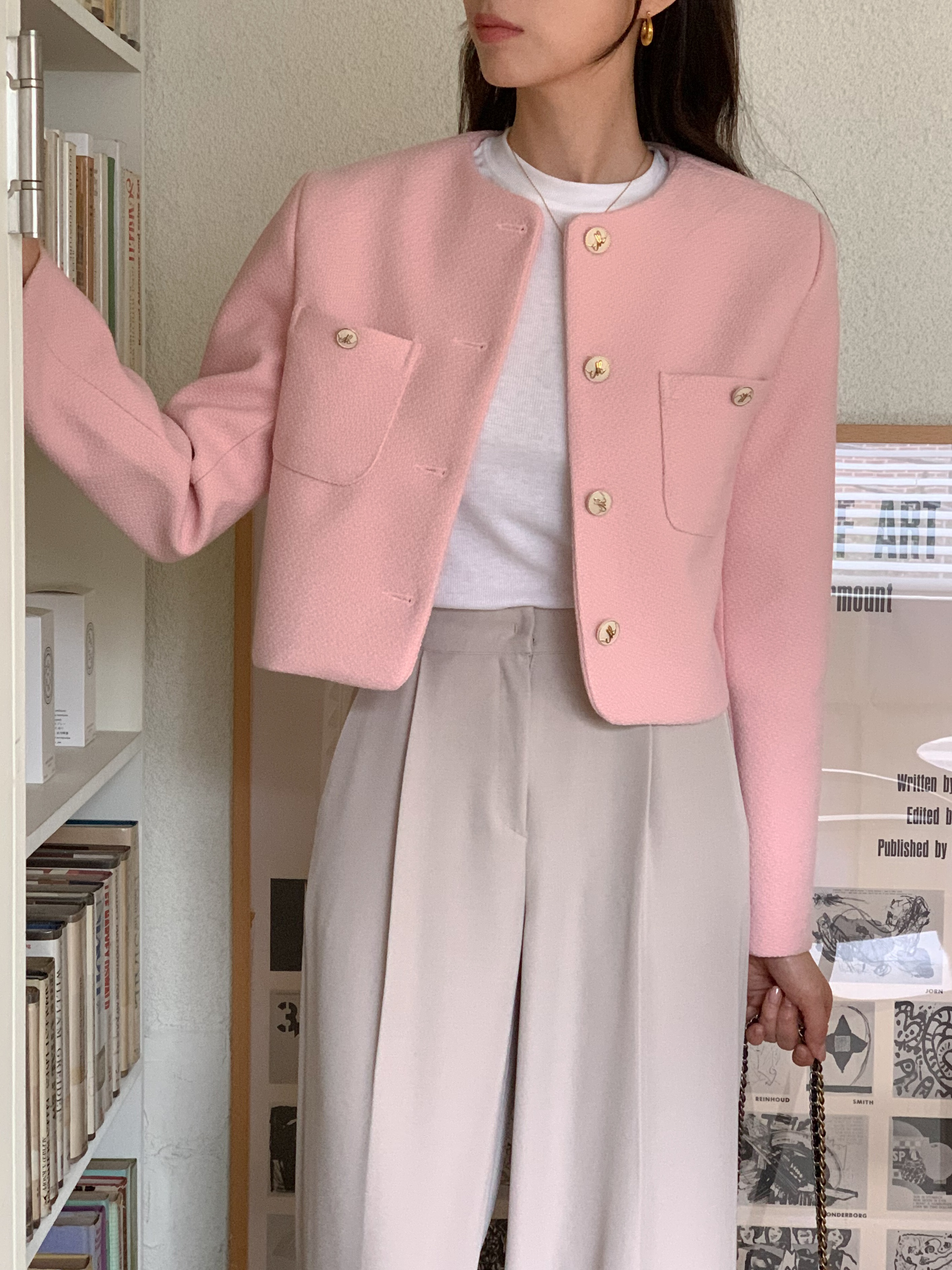 アンティークボタンツイードジャケット | 詳細画像19