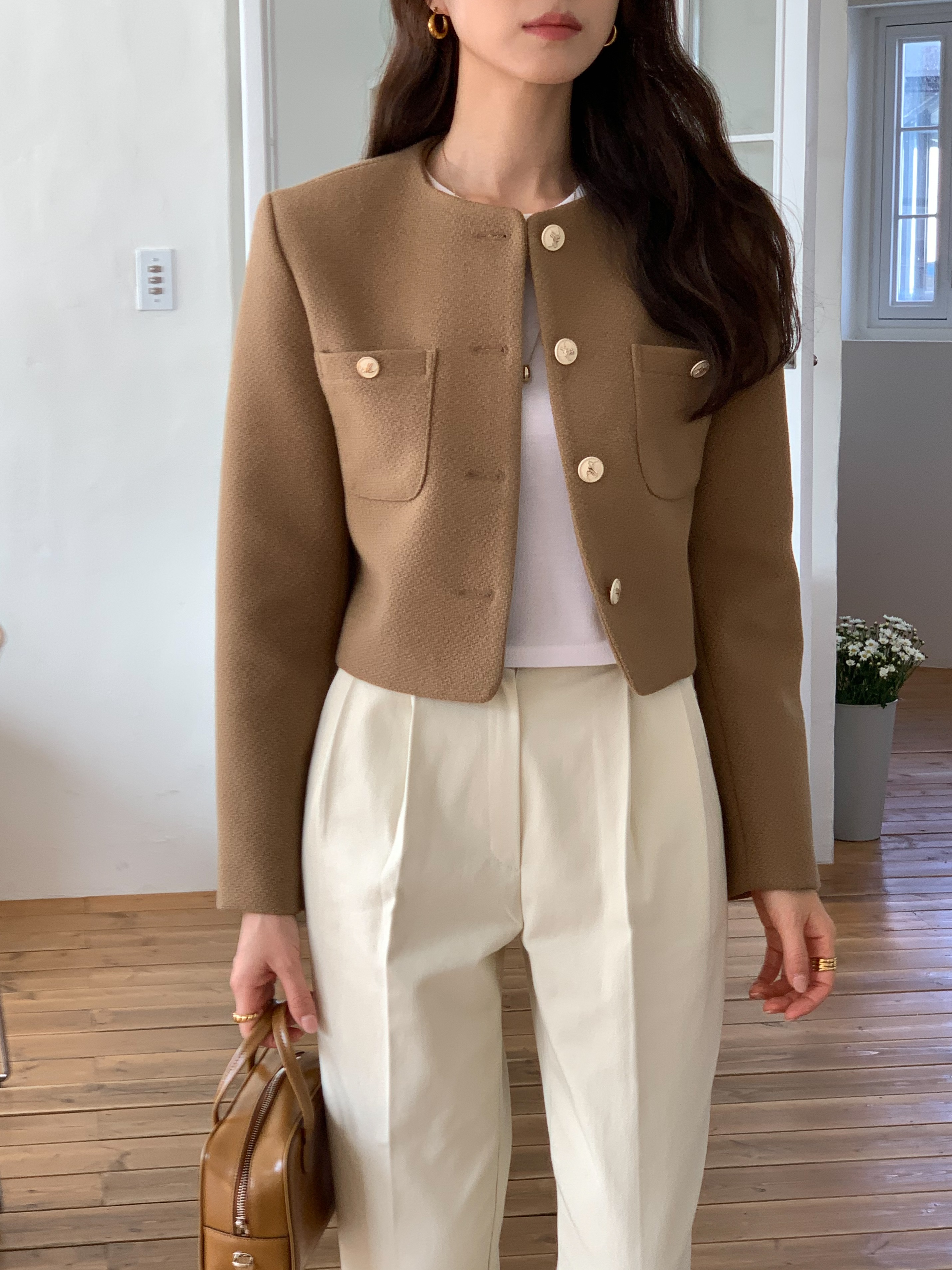 アンティークボタンツイードジャケット | 詳細画像8