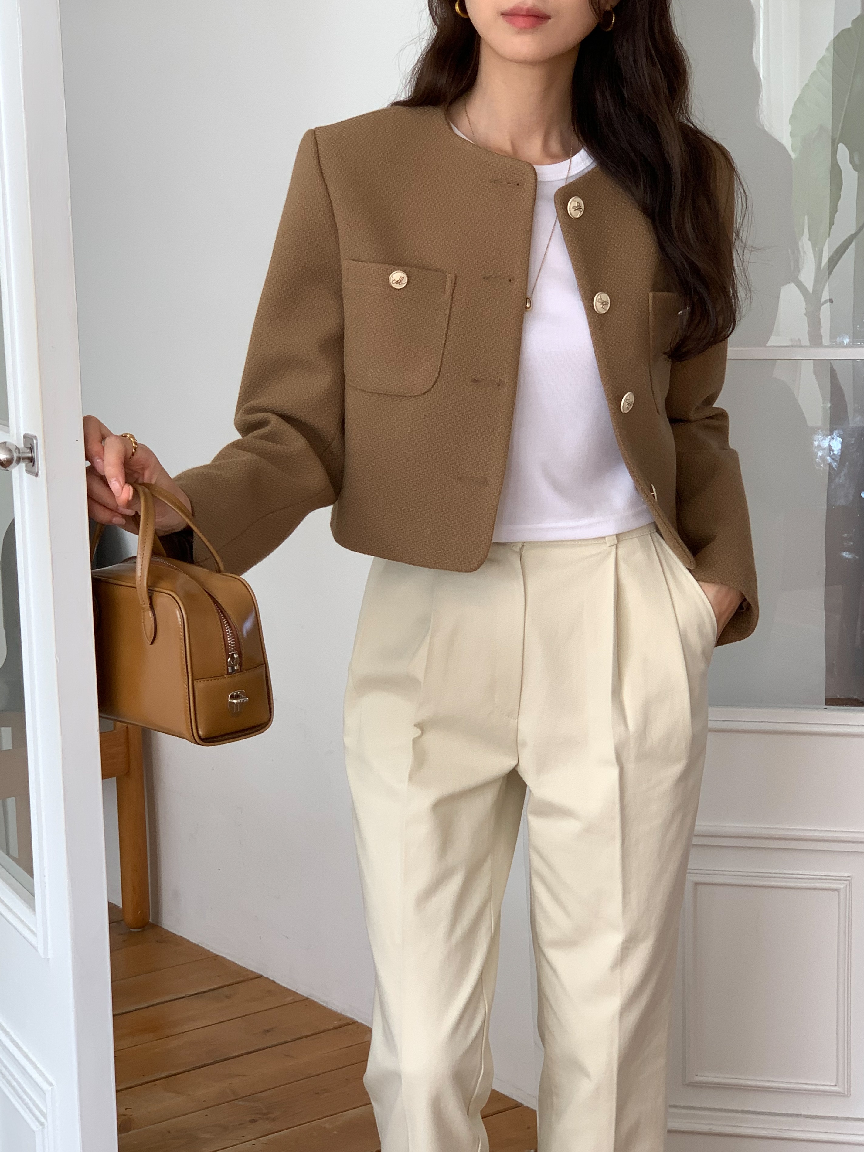 アンティークボタンツイードジャケット | 詳細画像10