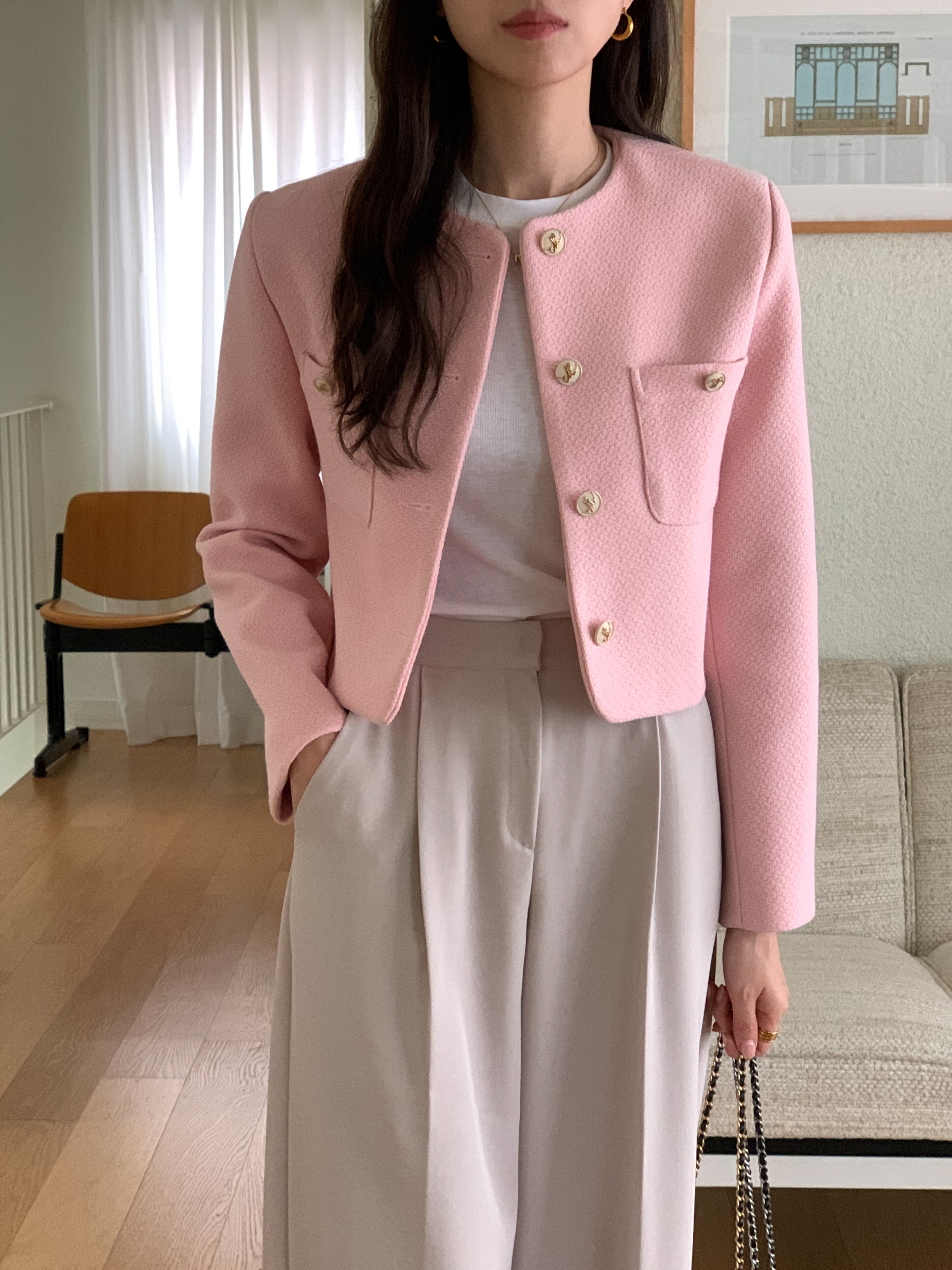 アンティークボタンツイードジャケット | 詳細画像14