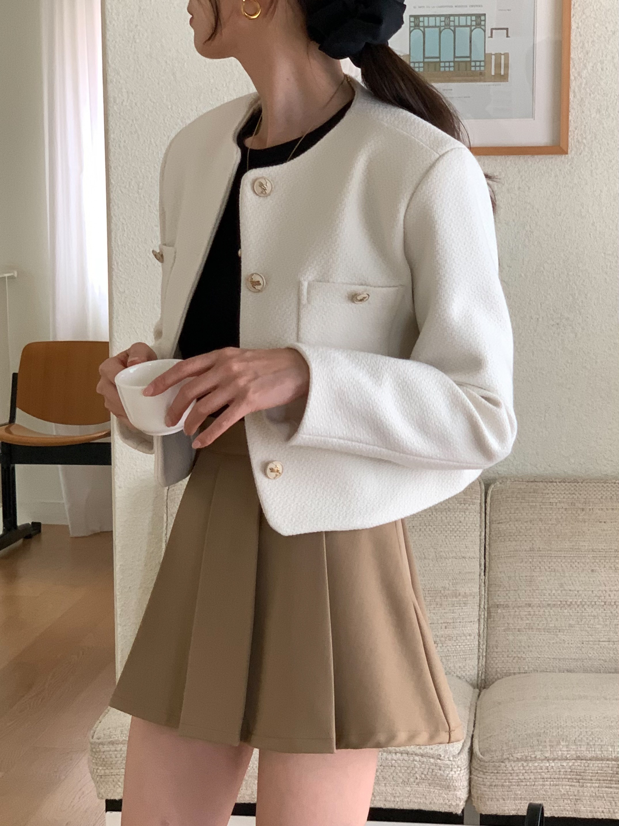 アンティークボタンツイードジャケット | 詳細画像2