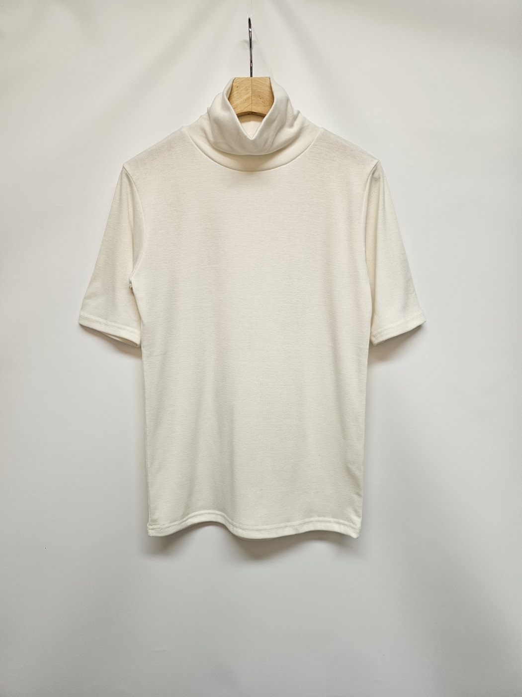 裏起毛ハイネック半袖Tシャツ | 詳細画像4