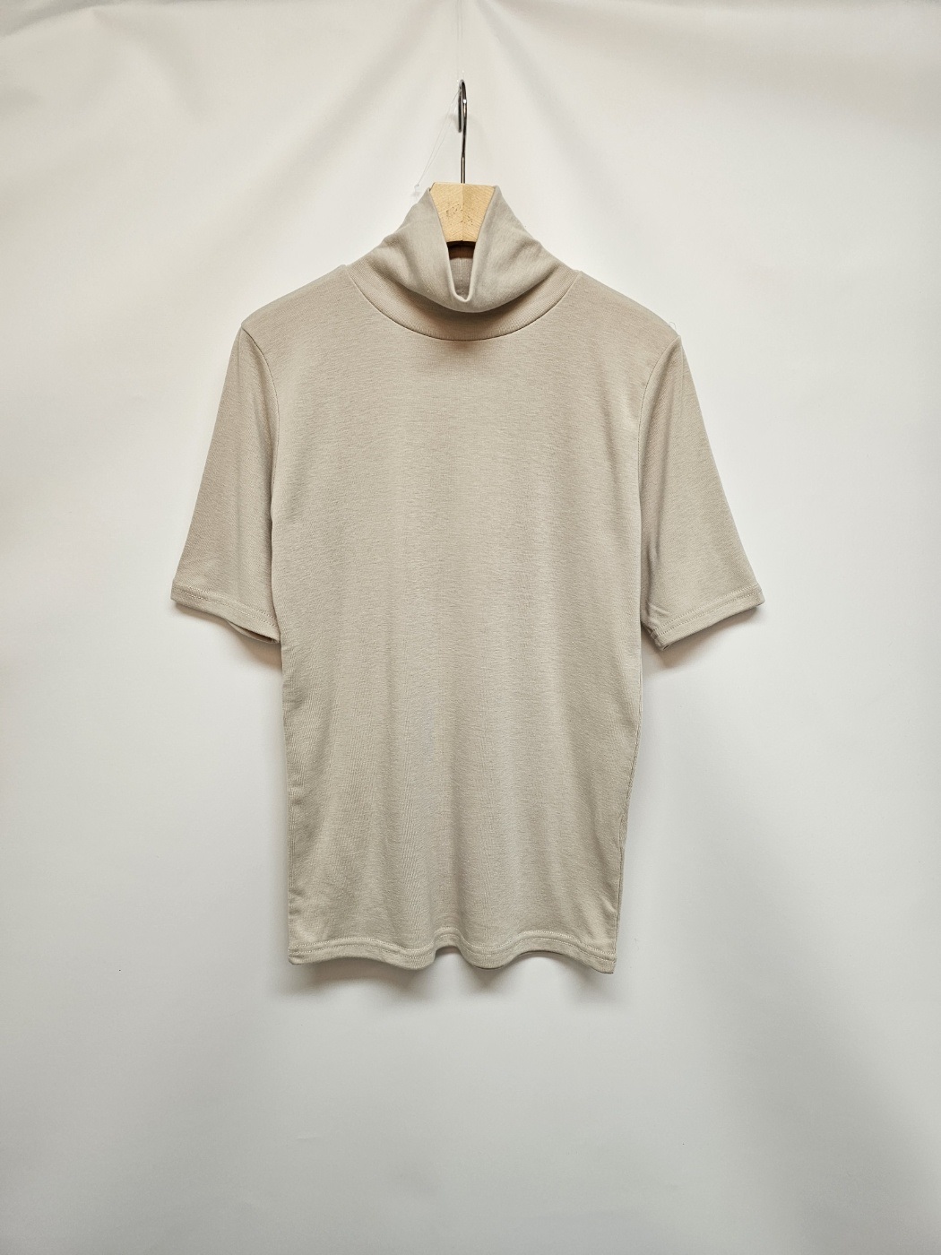 裏起毛ハイネック半袖Tシャツ | 詳細画像5