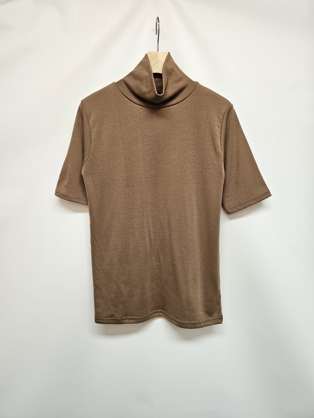 裏起毛ハイネック半袖Tシャツ | 詳細画像9