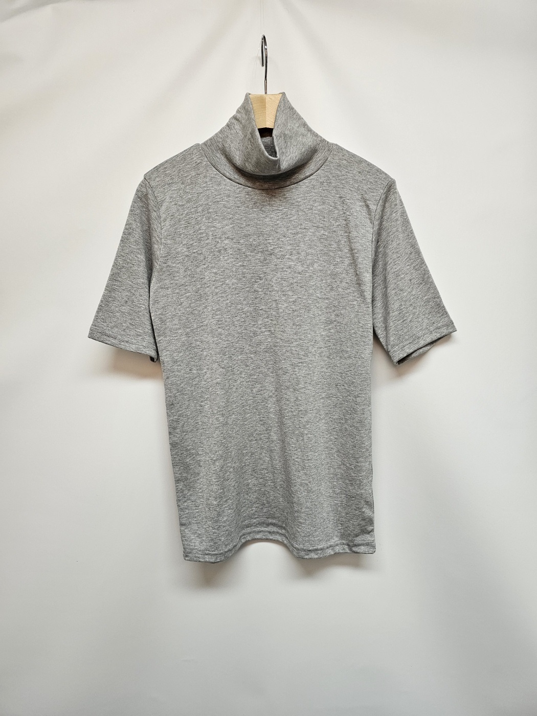 裏起毛ハイネック半袖Tシャツ | 詳細画像12