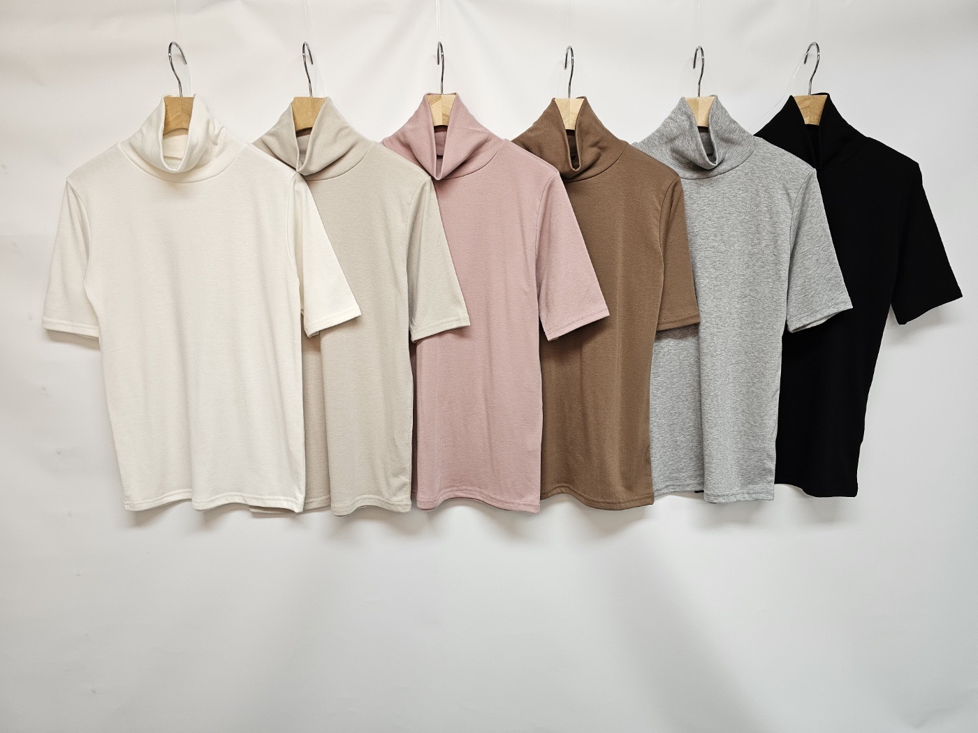 裏起毛ハイネック半袖Tシャツ | 詳細画像16