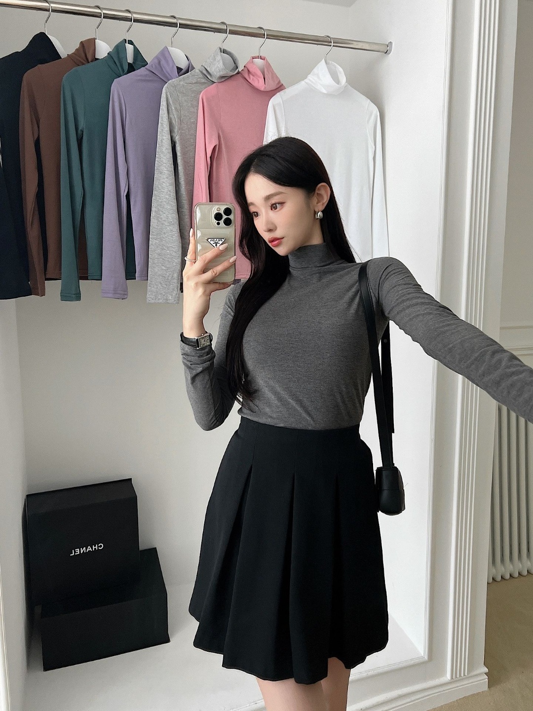 タートルネック長袖Tシャツ | 詳細画像12