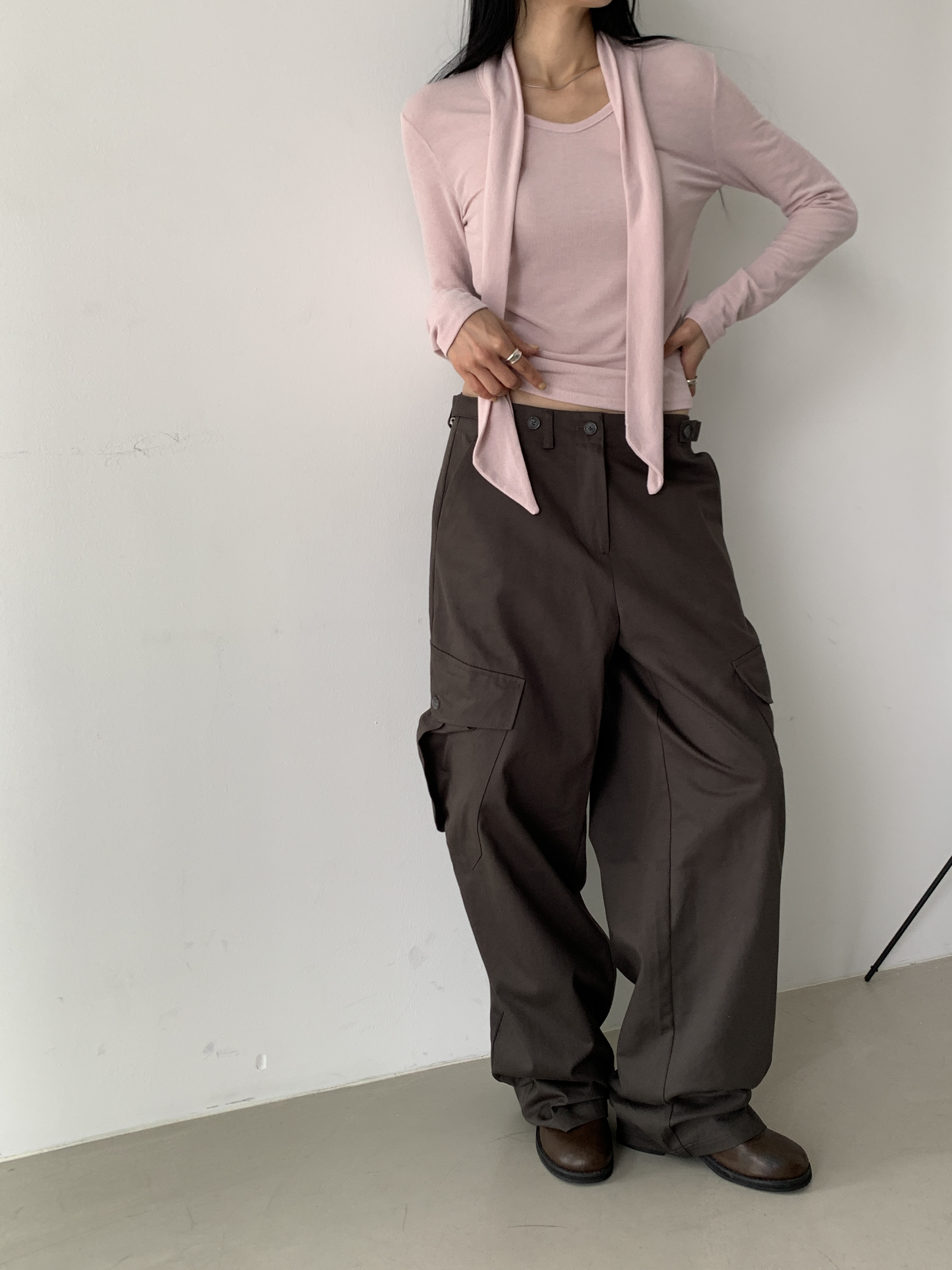 ウエストアジャストボタンカーゴパンツ | 詳細画像3