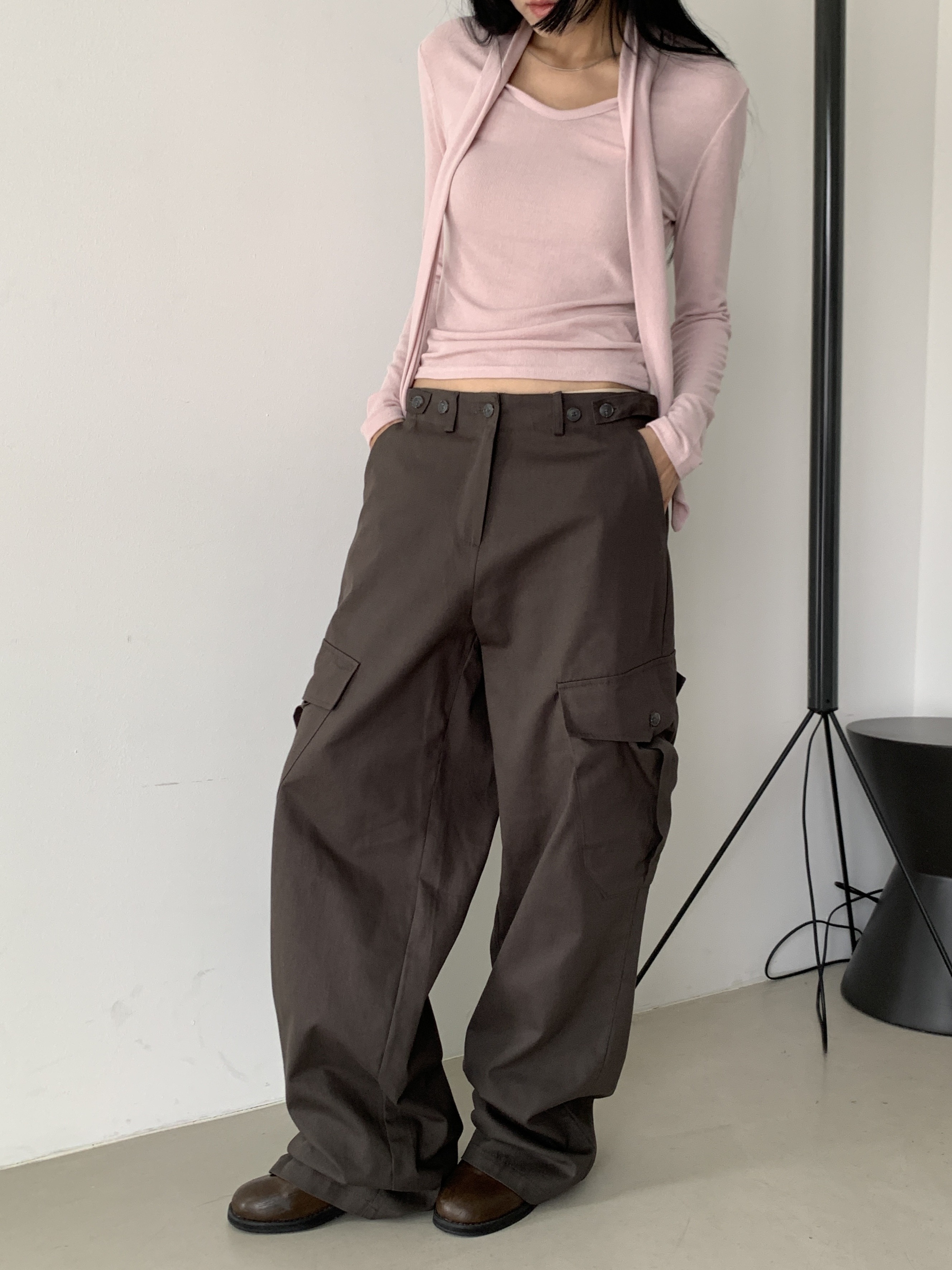 ウエストアジャストボタンカーゴパンツ | 詳細画像4