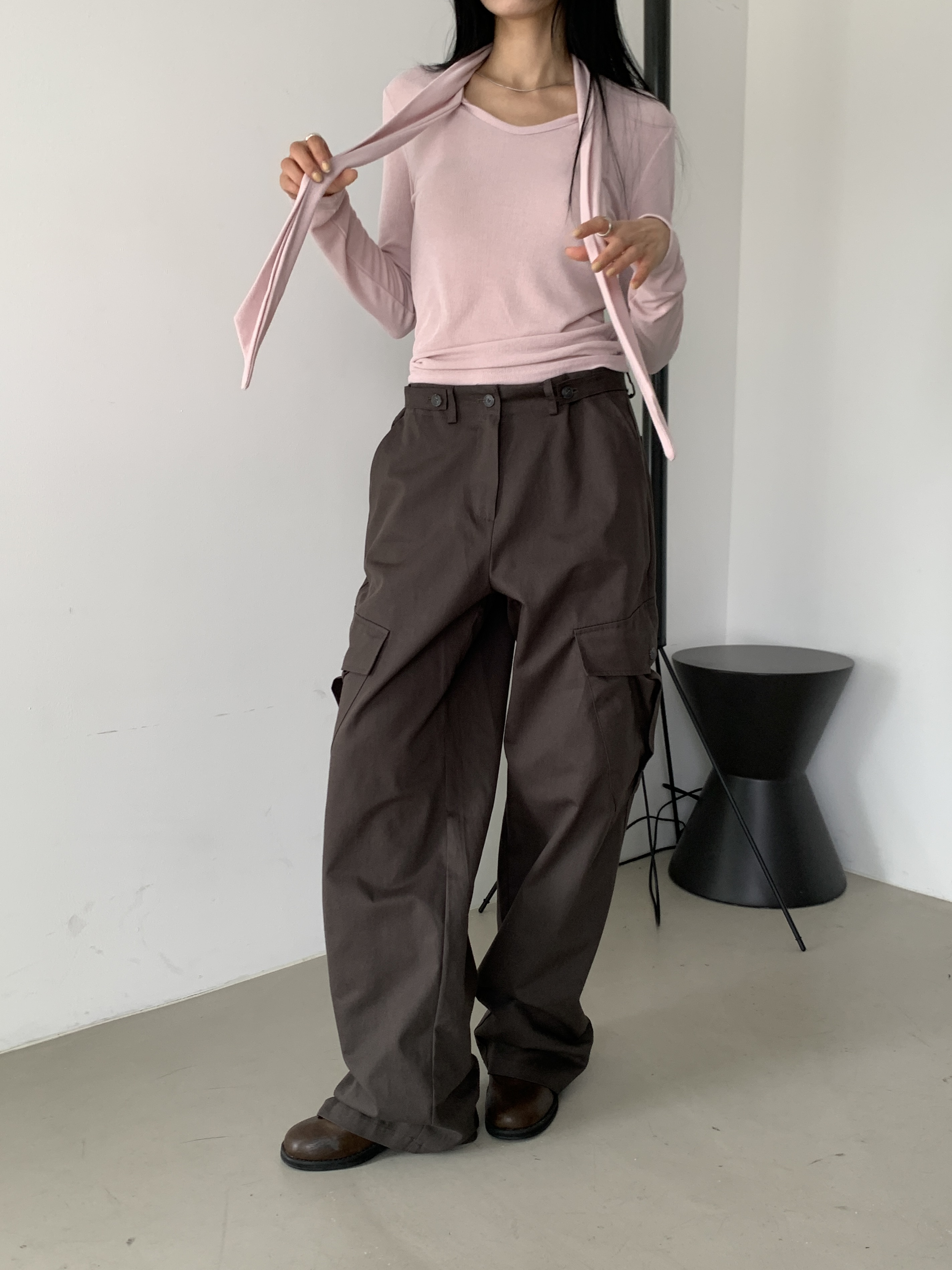 ウエストアジャストボタンカーゴパンツ | 詳細画像5