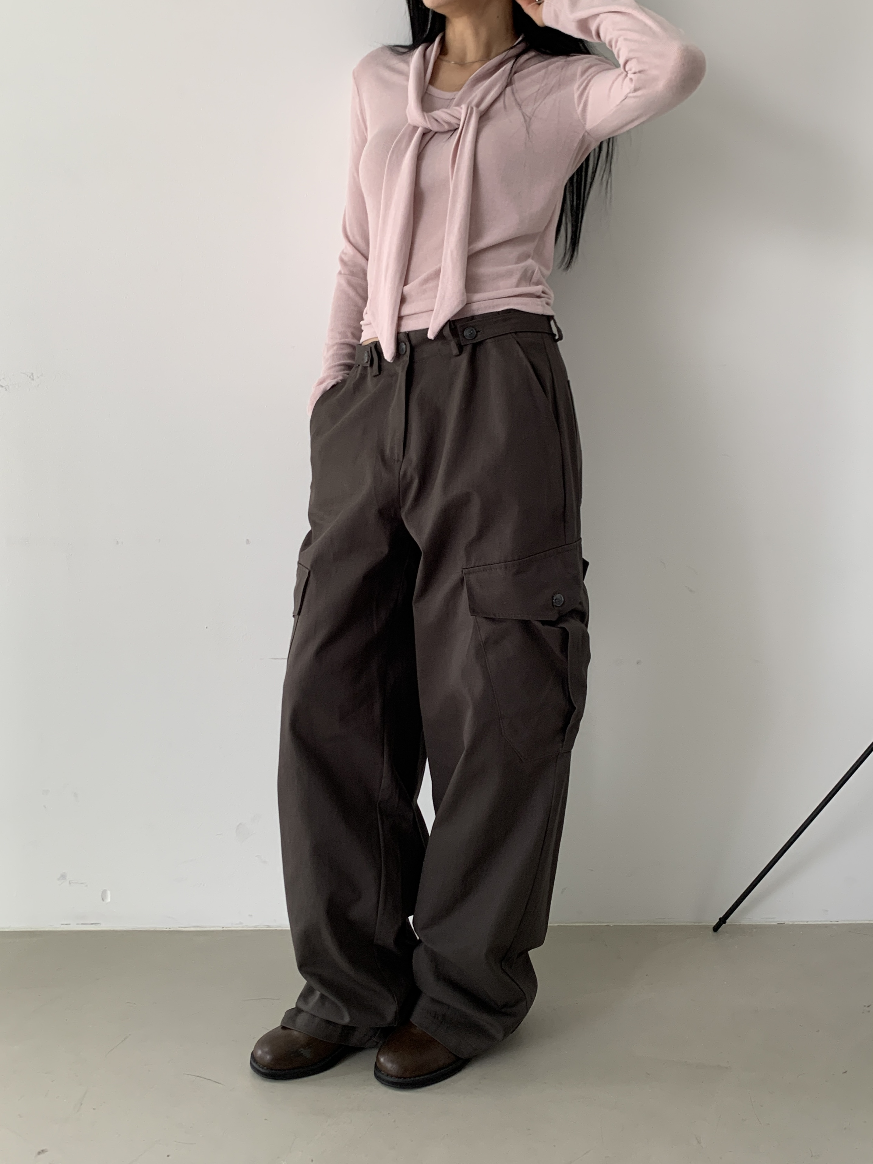 ウエストアジャストボタンカーゴパンツ | 詳細画像6