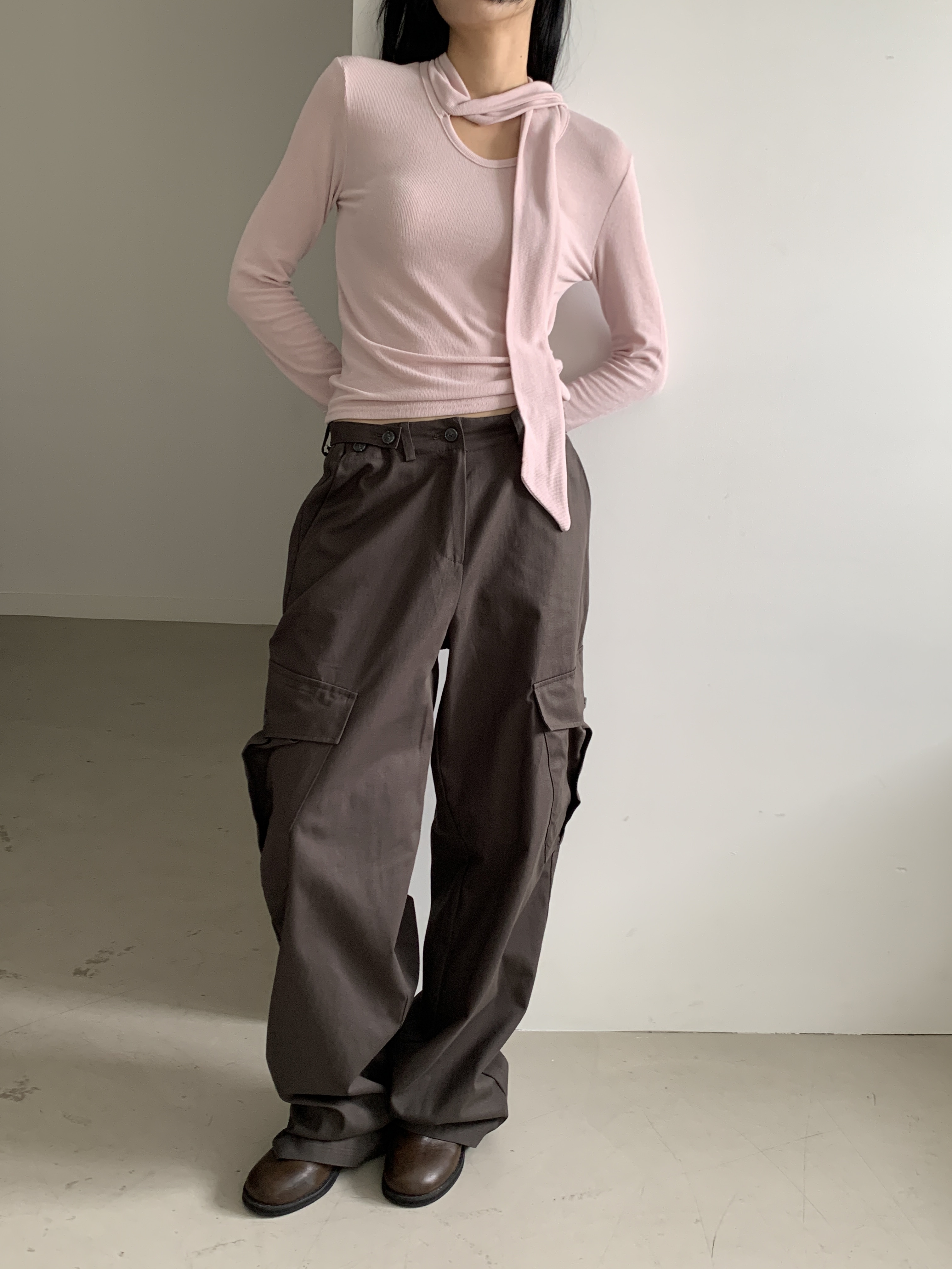 ウエストアジャストボタンカーゴパンツ | 詳細画像11