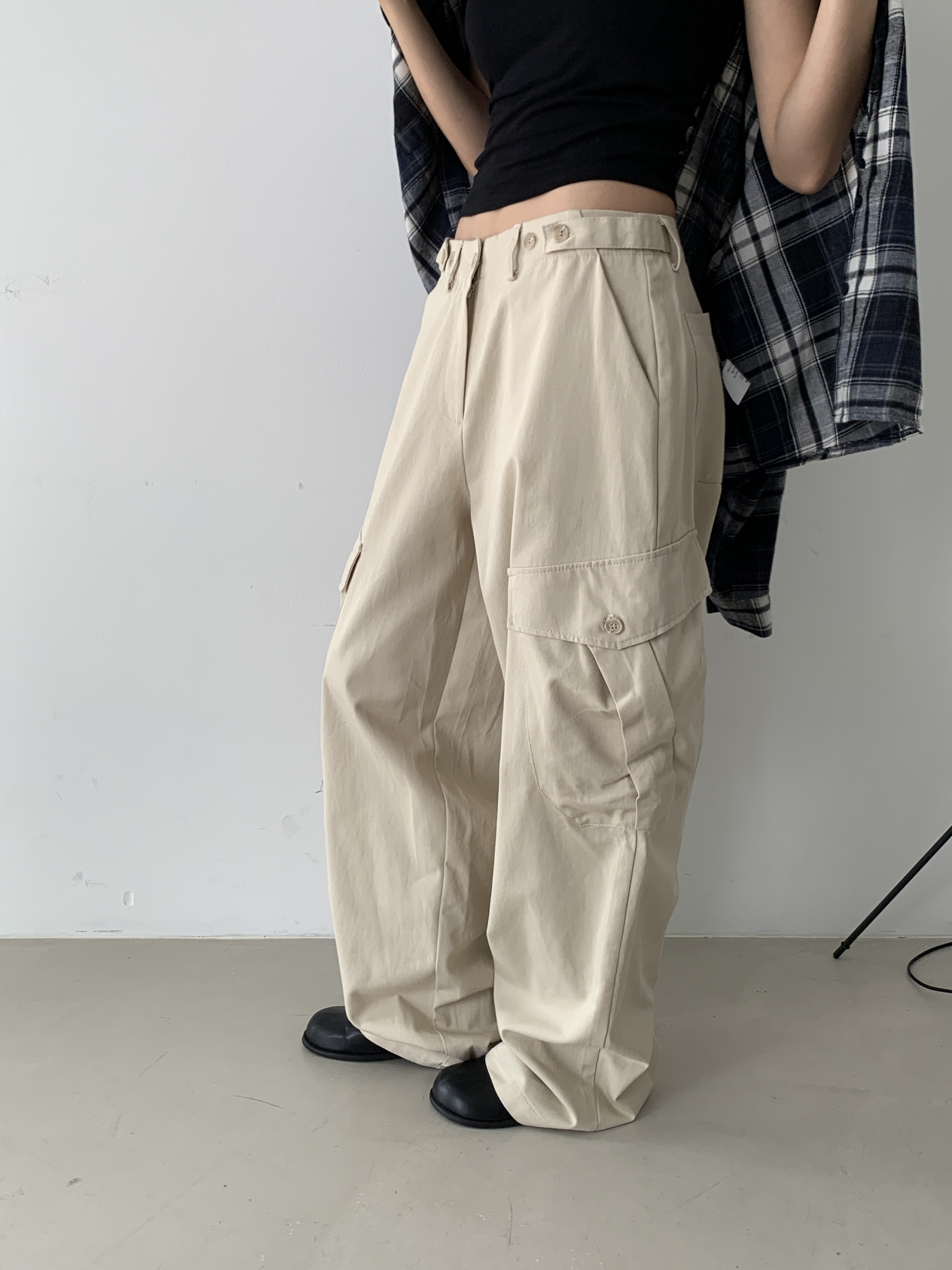 ウエストアジャストボタンカーゴパンツ | 詳細画像17