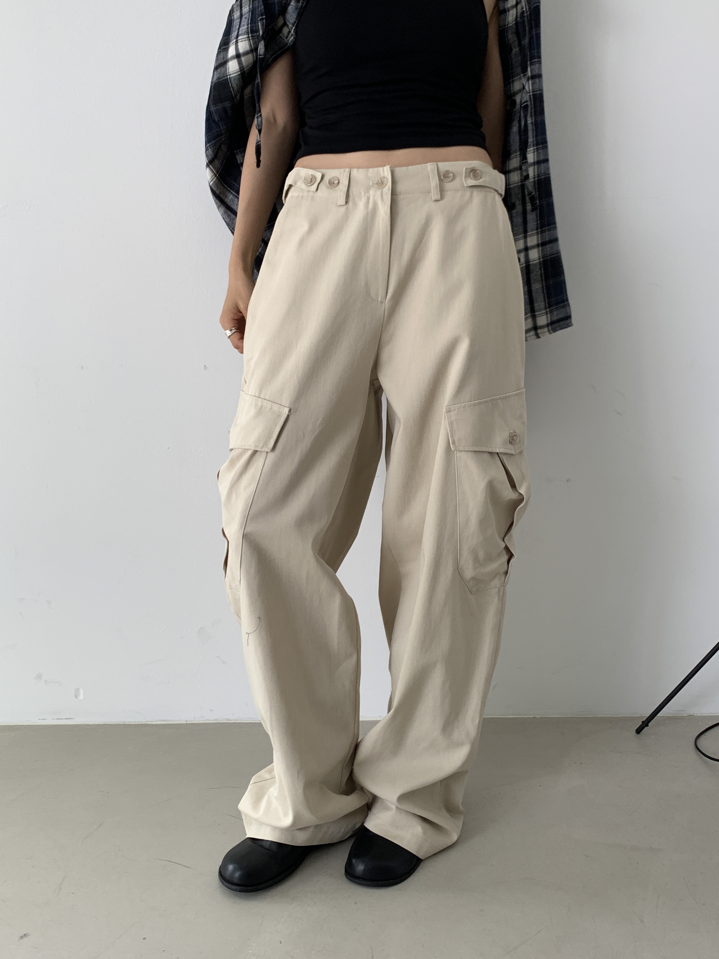 ウエストアジャストボタンカーゴパンツ | 詳細画像18