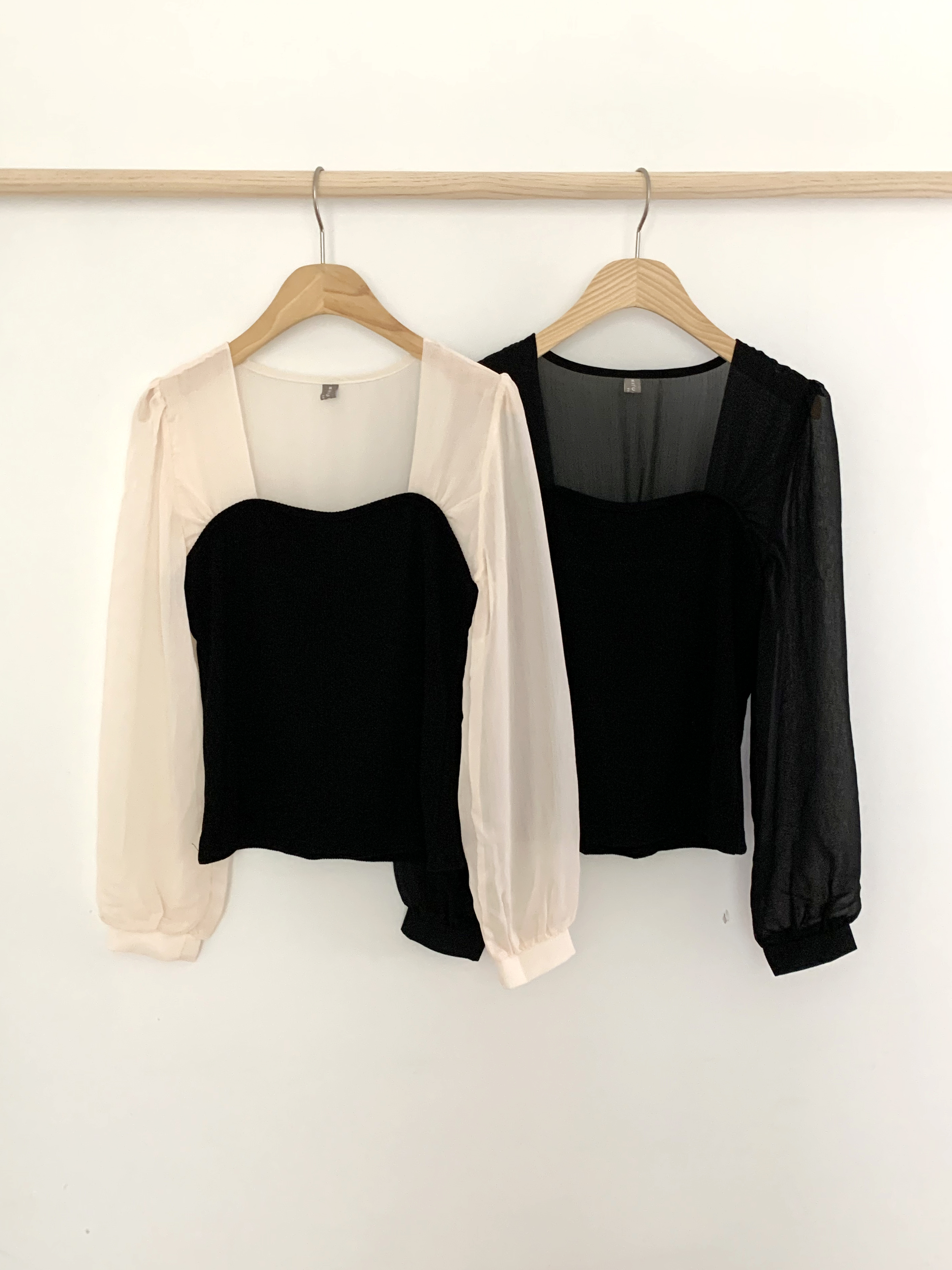 シフォンスリーブハートネックTシャツ | 詳細画像13