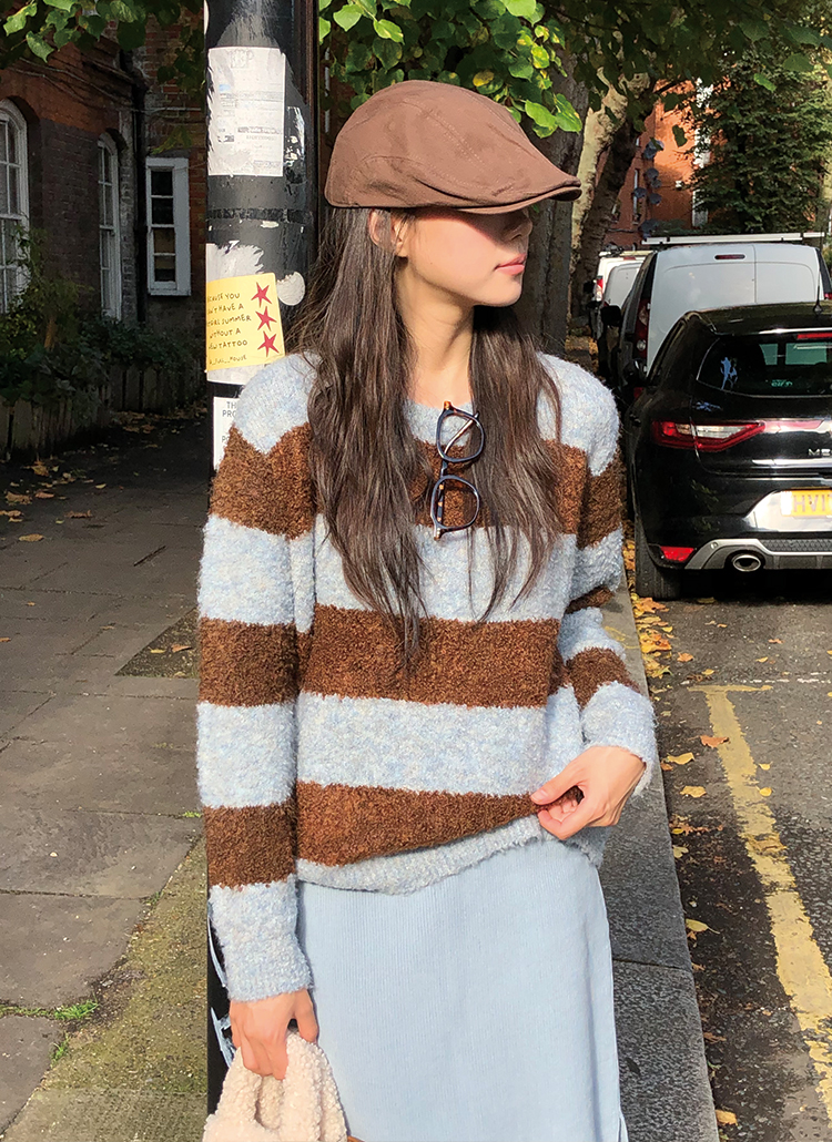 ◆ブークレボーダーニット Sonny Label｜ブークレボーダーニットプルオーバー | Rakuten